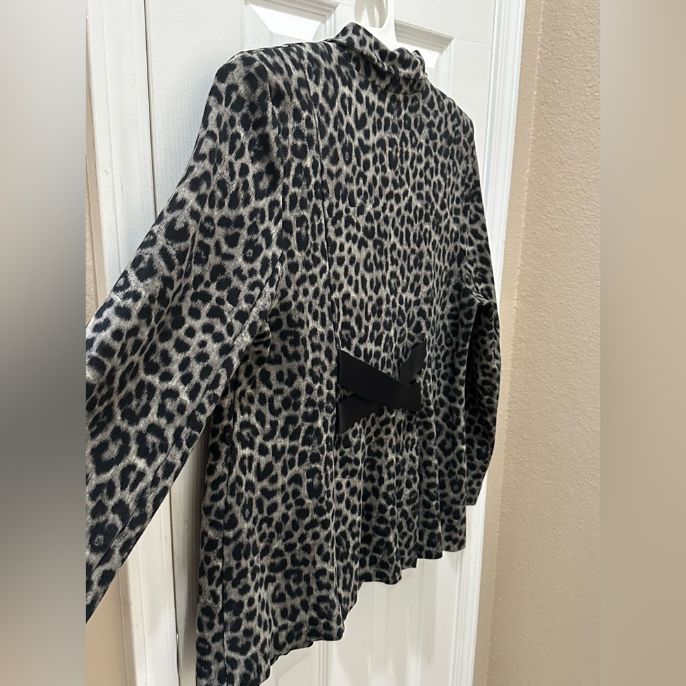 CABI Jungle Blazer Jacket Animal Print Size 16 - Picture 7 of 14